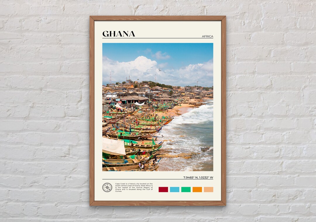 Real Photo, Ghana Print, Ghana Wall Art, Ghana Poster, Ghana Photo