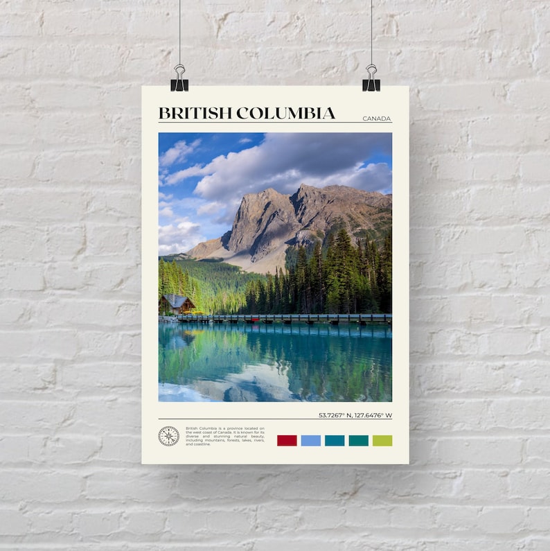 Real Photo, British Columbia Print, British Columbia Art, British Columbia Poster, British Columbia Photo, British Columbia Decor image 5
