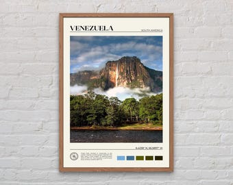 Echtes Foto, Venezuela Druck, Venezuela Wandkunst, Venezuela Poster, Venezuela Foto, Venezuela Poster Drucken, Venezuela Wanddekor