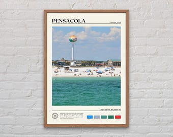Real Photo, Pensacola Print, Pensacola Wall Art, Pensacola Poster, Pensacola Photo, Pensacola Poster Print, Pensacola Wall Decor