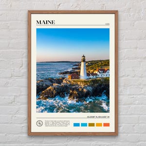 Real Photo, Maine Print, Maine Wall Art, Maine Poster, Maine Photo, Maine Poster Print, Maine Wall Decor, United States Poster, USA