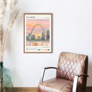 Real Photo, St. Louis Print, St. Louis Wall Art, St. Louis Poster, St. Louis Photo, St. Louis Poster Print, St. Louis Wall Decor image 2