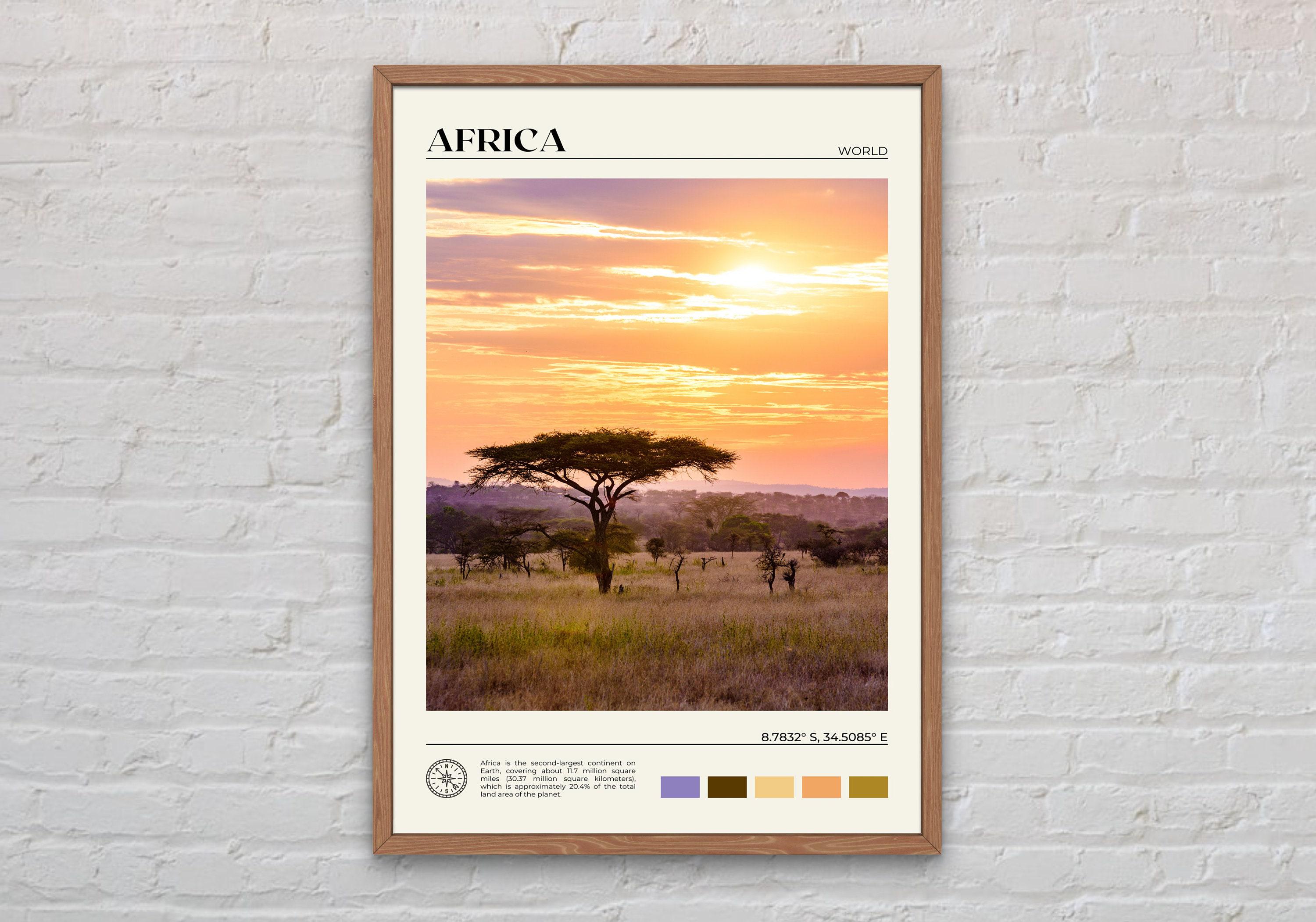 Real Photo, Africa Print, Africa Wall Art, Africa Poster, Africa Photo, Africa Poster Print, Africa Wall Decor, World Poster Print