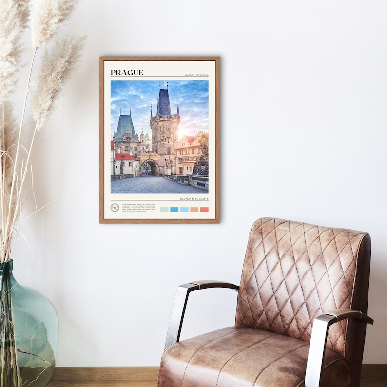 Real Photo, Prague Print, Prague Wall Art, Prague Poster, Prague Photo, Prague Poster Print, Prague Wall Decor, Czech Republic image 2