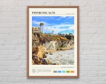 Real Photo, Pismo Beach Print, Pismo Beach Wall Art, Pismo Beach Poster, Pismo Beach Photo, Pismo Beach Wall Decor, California Print