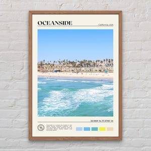 Real Photo, Oceanside Print, Oceanside Wall Art, Oceanside Poster, Oceanside Photo, Oceanside Poster Print, Oceanside Wall Decor