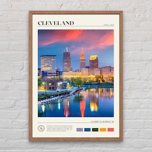 Real Photo, Cleveland Print, Cleveland Wall Art, Cleveland Poster, Cleveland Photo, Cleveland Poster Print, Cleveland Wall Decor