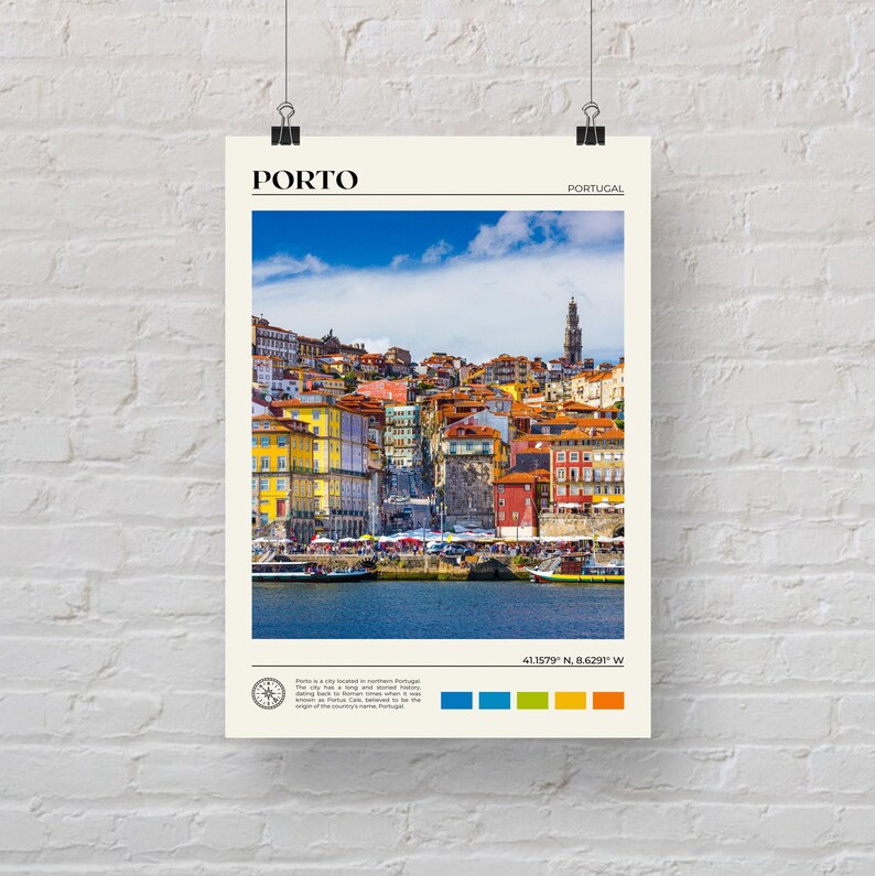 Real Photo, Porto Print, Porto Wall Art, Porto Poster, Porto Photo, Porto Poster Print, Porto Wall Decor, Portugal Poster, Europe image 5