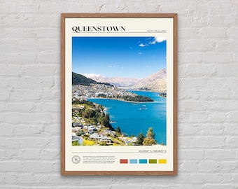 Real Photo, Queenstown Print, Queenstown Art, Queenstown Poster, Queenstown Photo, Queenstown Poster Print, Queenstown Wall Decor