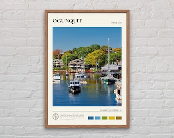 echtes Foto, Ogunquit-Druck, Ogunquit-Wandkunst, Ogunquit-Plakat, Ogunquit-Foto, Ogunquit-Plakatdruck, Ogunquit-Dekor, Maine, USA
