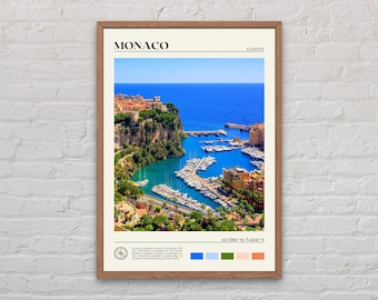 Vraie photo, impression Monaco, art mural Monaco, affiche Monaco, photo Monaco, impression affiche Monaco, décoration murale Monaco, France, impression Europe