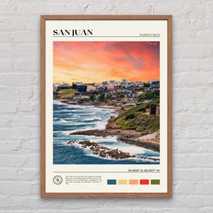 Real Photo, San Juan Print, San Juan Wall Art, San Juan Poster, San Juan Photo, San Juan Poster Print, San Juan Decor, Puerto Rico