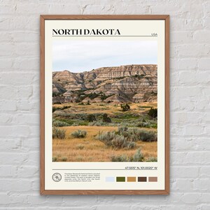 Real Photo, North Dakota Print, North Dakota Wall Art, North Dakota Poster, North Dakota Photo, North Dakota Wall Decor, USA poster