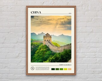 Real Photo, China Print, China Wall Art, China Poster, China Photo, China Poster Print, China Wall Decor, Beijing, Shanghai, Asia