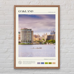 Real Photo, Oakland Print, Oakland Wall Art, Oakland Poster, Oakland Photo, Oakland Poster Print, Oakland Wall Decor, California