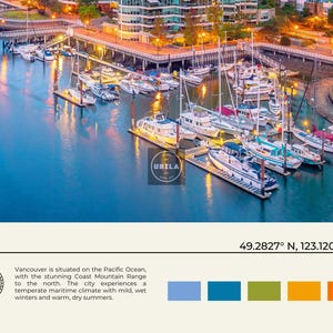 Real Photo, Vancouver Print, Vancouver Wall Art, Vancouver Poster, Vancouver Photo, Vancouver Poster Print, Vancouver Decor, Canada image 6