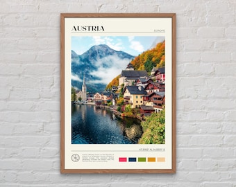 Echtes Foto, Österreich Print, Österreich Wandkunst, Österreich Poster, Österreich Foto, Österreich Posterdruck, Österreich Wanddekor, Europa Poster