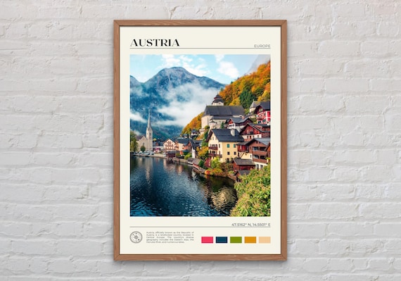 Real Photo, Austria Print, Austria Wall Art, Austria Poster, Austria Photo, Austria Poster Print, Austria Wall Decor, Europe Poster