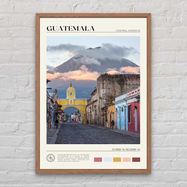 Real Photo, Guatemala Print, Guatemala Wall Art, Guatemala Poster, Guatemala Photo, Guatemala Poster Print, Guatemala Wall Decor