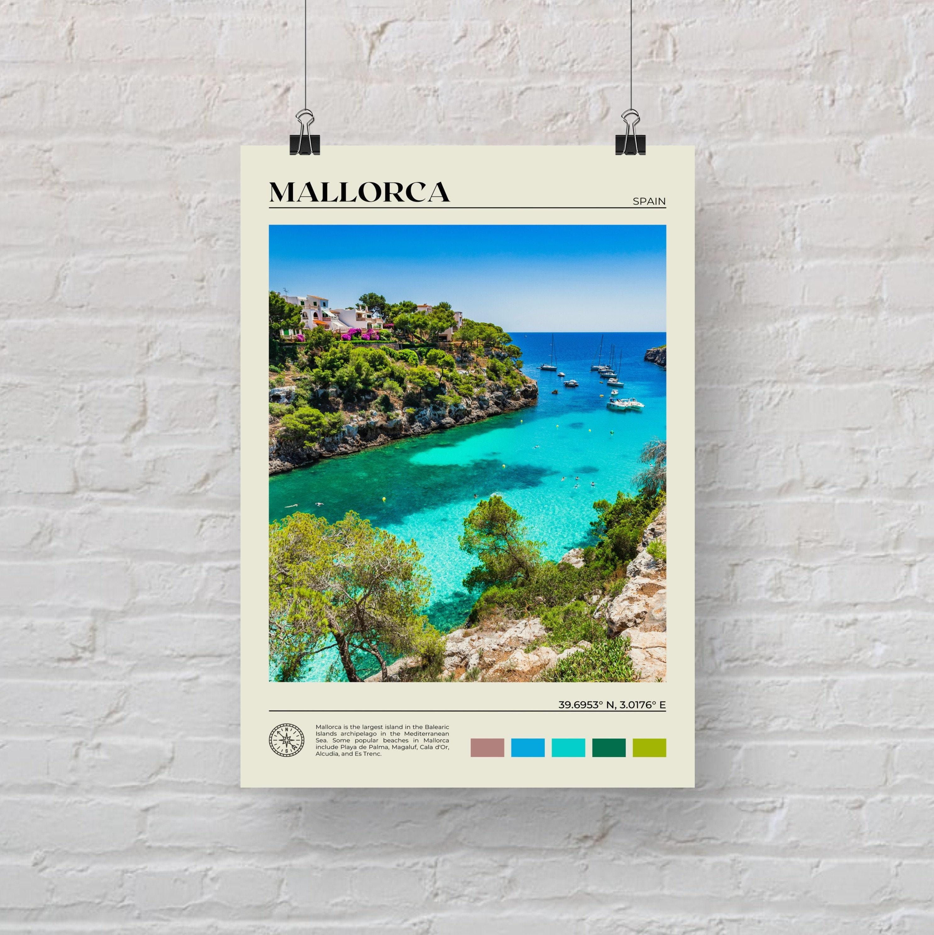 Mayorca Print Real Photo, Mallorca Print, Mallorca Wall Art, Mallorca Poster ...