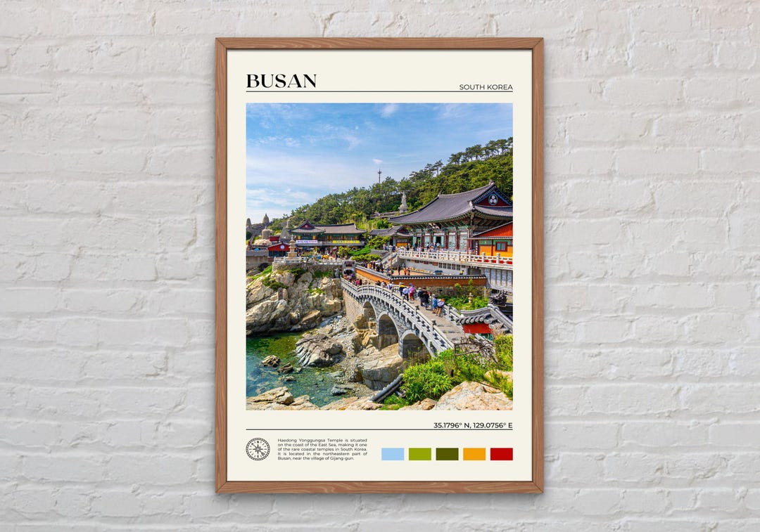 Real Photo, Busan Print, Busan Wall Art, Busan Poster, Busan Photo ...
