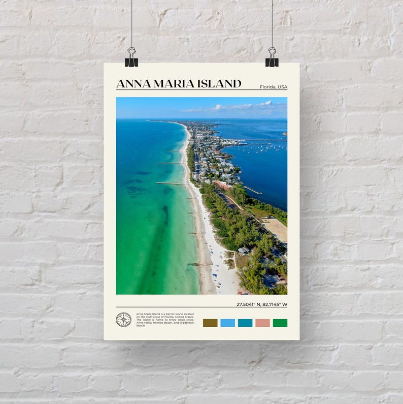 Echtes Foto, Anna Maria Island Druck, Anna Maria Island Wandkunst, Anna Maria Island Poster, Anna Maria Island Foto, Florida Poster Bild 5