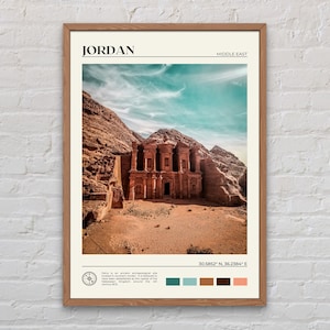 Vraie photo, impression de la Jordanie, art mural Jordanie, affiche de la Jordanie, photo de la Jordanie, impression d'affiche de la Jordanie, décoration murale de la Jordanie, affiche de Petra, Amman