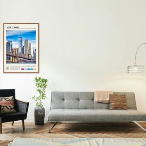 Real Photo, New York State Print, New York Wall Art, New York Poster, New York Photo, New York Poster Print, New York Decor, USA image 3