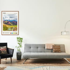 Foto real, Impresión de Perú, Arte mural de Perú, Póster de Perú, Foto de Perú, Impresión de póster de Perú, Decoración de pared de Perú, Impresión de póster de Sudamérica imagen 3