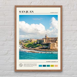 Real Photo, San Juan Print, San Juan Wall Art, San Juan Poster, San Juan Photo, San Juan Poster Print, San Juan Decor, Puerto Rico