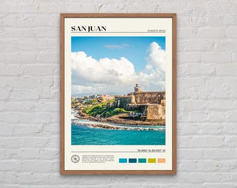 Real Photo, San Juan Print, San Juan Wall Art, San Juan Poster, San Juan Photo, San Juan Poster Print, San Juan Decor, Puerto Rico