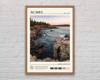 Real Photo, Acadia Print, Acadia Wall Art, Acadia Poster, Acadia Photo, Acadia Poster Print, Acadia Wall Decor, United States Poster