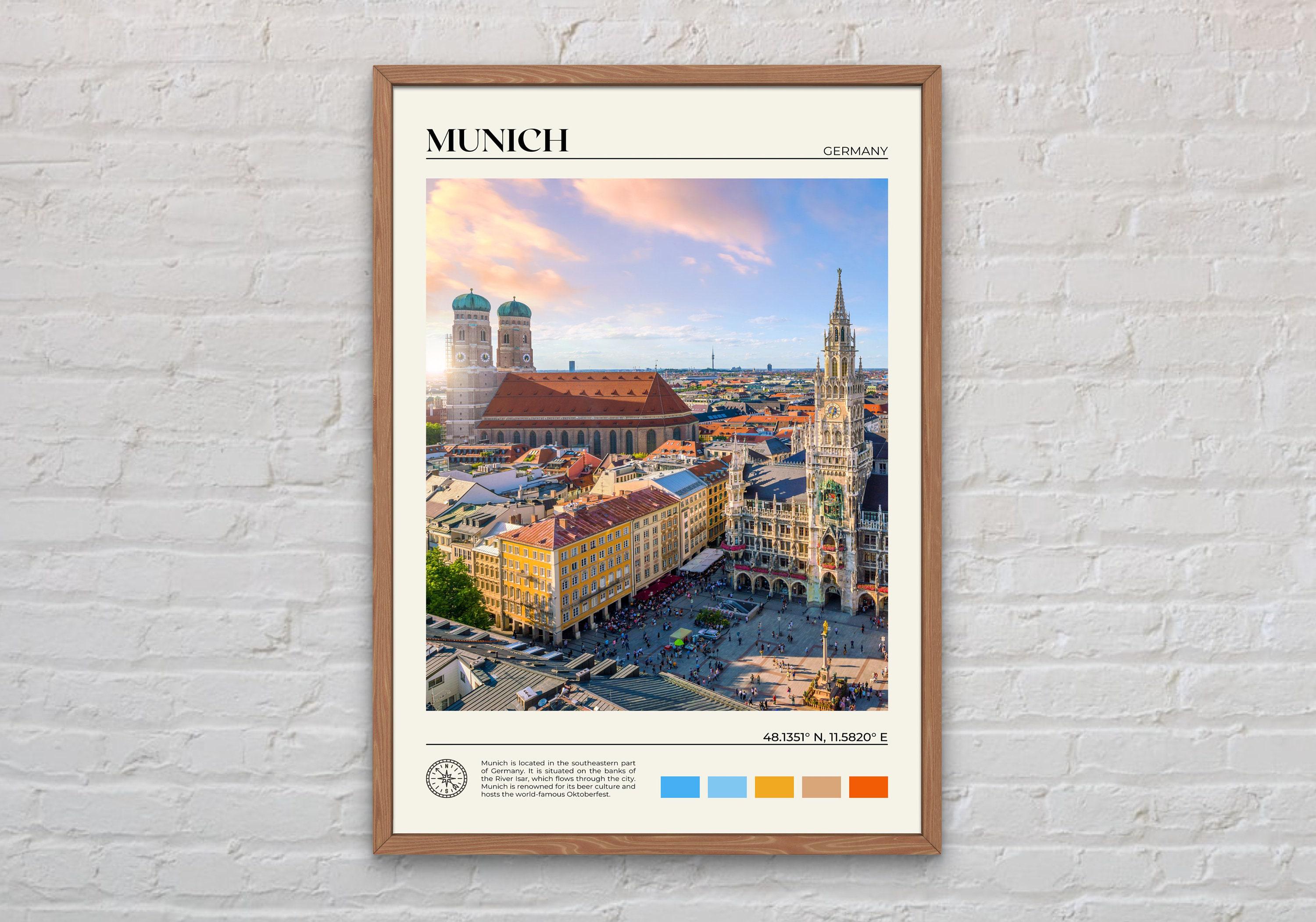 Real Photo, Munich Print, Munich Wall Art, Munich Poster, Munich Photo, Munich Poster Print, Munich Wall Decor, Germany Poster Print
