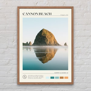 Real Photo, Cannon Beach Print, Cannon Beach Wall Art, Cannon Beach Poster, Cannon Beach Photo, Cannon Beach Wall Decor, Oregon, USA