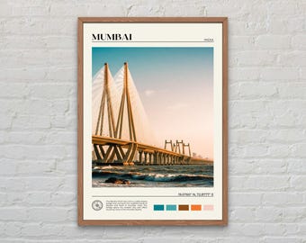 Echtes Foto, Mumbai Print, Mumbai Wandkunst, Mumbai Poster, Mumbai Foto, Mumbai Posterdruck, Mumbai Wanddekor, Indien Posterdruck