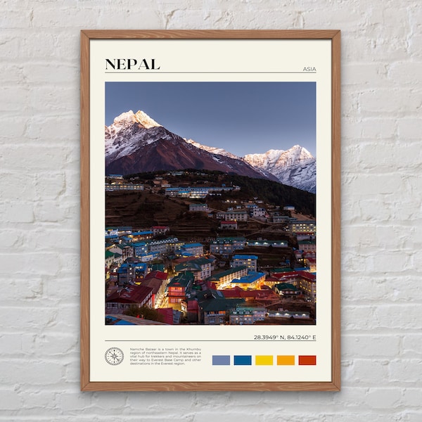 Real Photo, Nepal Print, Nepal Wall Art, Nepal Poster, Nepal Photo, Nepal Poster Print, Nepal Wall Decor, Asia Poster Print