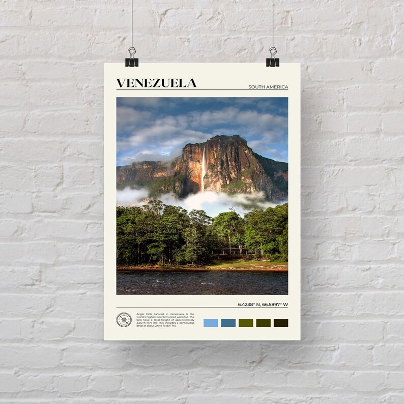 Real Photo, Venezuela Print, Venezuela Wall Art, Venezuela Poster, Venezuela Photo, Venezuela Poster Print, Venezuela Wall Decor image 5