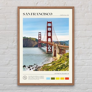 Real Photo, San Francisco Print, San Francisco Wall Art, San Francisco Poster, San Francisco Photo, San Francisco Poster Print, USA