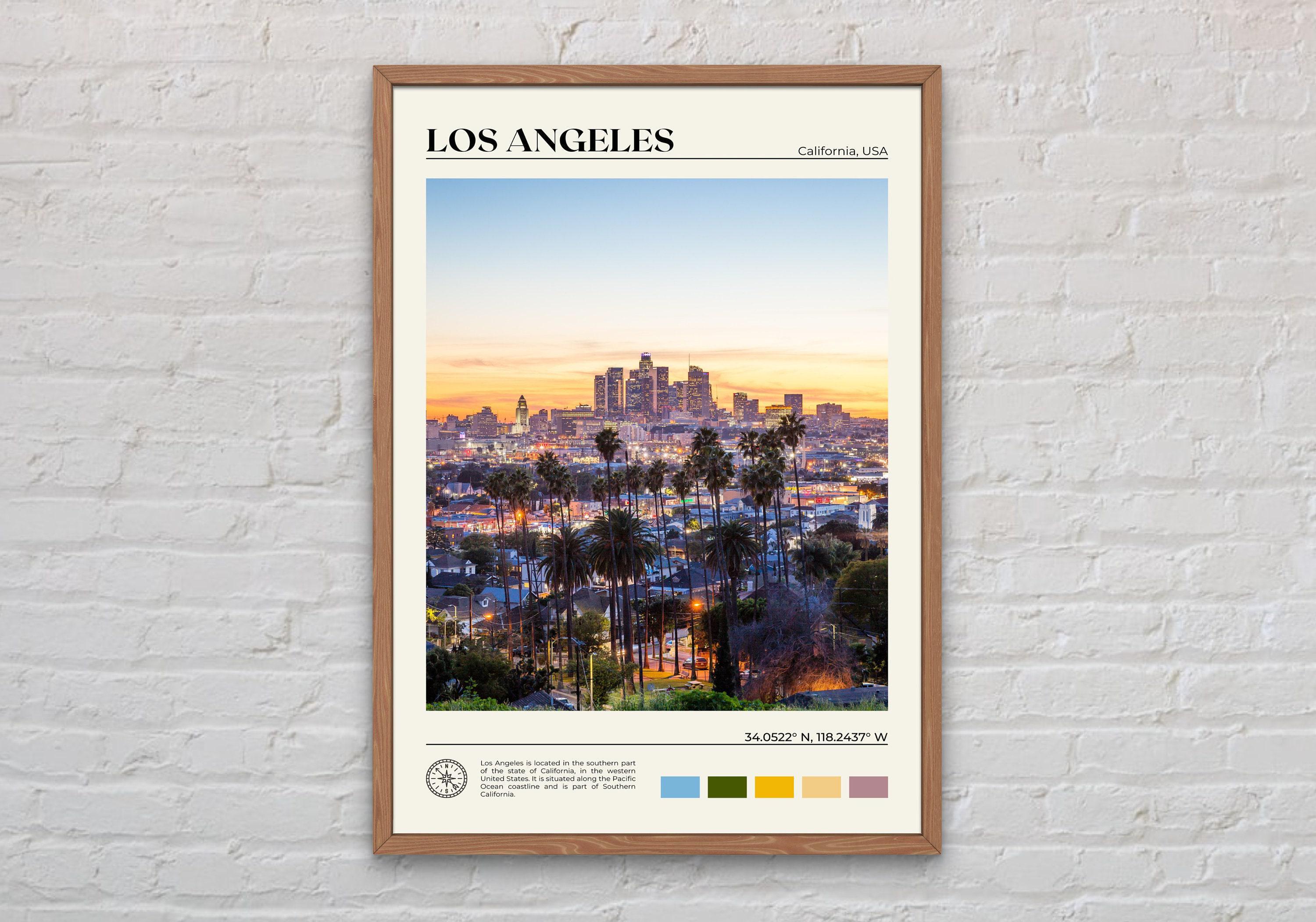 Real Photo, Los Angeles Print, Los Angeles Wall Art, Los Angeles Poster, Los Angeles Photo, Los Angeles Poster Print, California