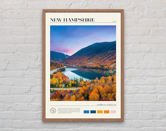 Real Photo, New Hampshire Print, New Hampshire Wall Art, New Hampshire Poster, New Hampshire Photo, New Hampshire Poster Print, USA
