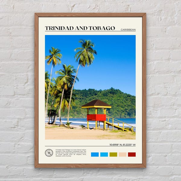 Real Photo, Trinidad and Tobago Print, Trinidad and Tobago Wall Art, Trinidad and Tobago Poster, Trinidad and Tobago Photo