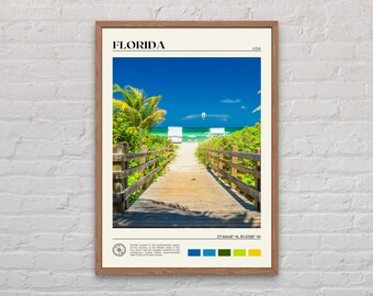 Echtes Foto, Florida Print, Florida Wandkunst, Florida Poster, Florida Foto, Florida Poster Druck, Florida Wand-Dekor, USA Poster