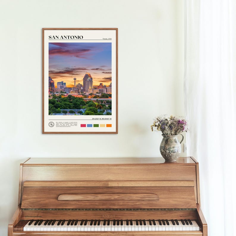 Real Photo, San Antonio Print, San Antonio Art, San Antonio Poster, San Antonio Photo, San Antonio Poster Print, San Antonio Decor image 4