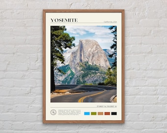 Real Photo, Yosemite Print, Yosemite Wall Art, Yosemite Poster, Yosemite Photo, Yosemite Poster Print, Yosemite Wall Decor, USA