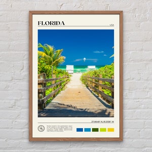 Real Photo, Florida Print, Florida Wall Art, Florida Poster, Florida Photo, Florida Poster Print, Florida Wall Decor, USA Poster