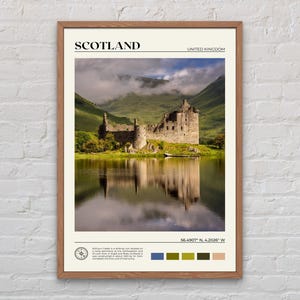 Real Photo, Scotland Print, Scotland Wall Art, Scotland Poster, Scotland Photo, Scotland Poster Print, Scotland Wall Decor, UK Print image 1