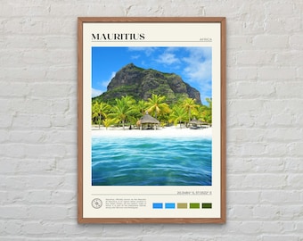 Real Photo, Mauritius Print, Mauritius Wall Art, Mauritius Poster, Mauritius Photo, Mauritius Poster Print, Mauritius Decor, Africa
