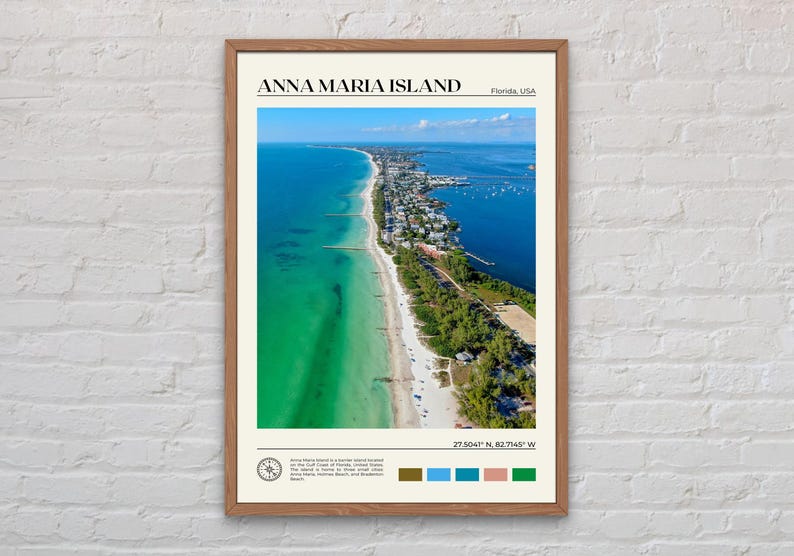 Echtes Foto, Anna Maria Island Druck, Anna Maria Island Wandkunst, Anna Maria Island Poster, Anna Maria Island Foto, Florida Poster Bild 1