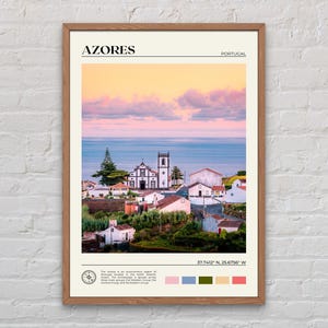 Real Photo, Azores Print, Azores Wall Art, Azores Poster, Azores Photo, Azores Poster Print, Azores Wall Decor, Portugal Poster Print