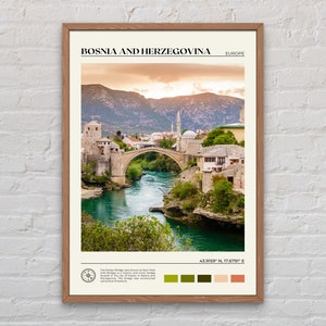 Real Photo, Bosnia and Herzegovina Print, Bosnia and Herzegovina Wall Art, Bosnia and Herzegovina Poster, Europe Poster Print